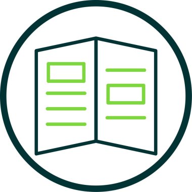 unique book vector line icon