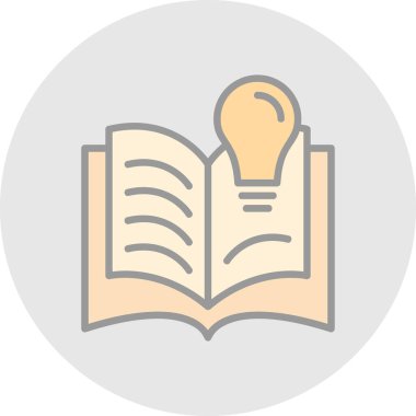 kitap simgesi. düz tasarım