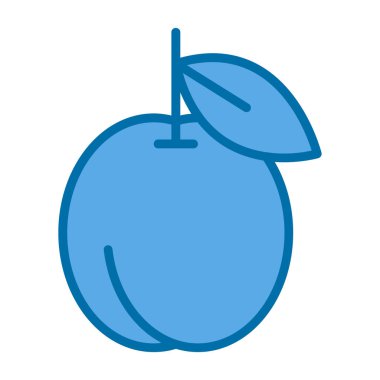 meyve ikonu vektör illüstrasyonu