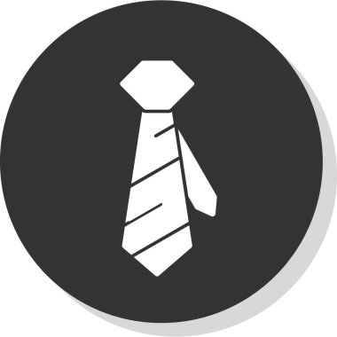 Kravat. Web simgesi basit tasarım