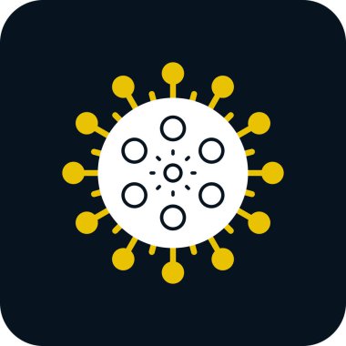 Virüs ikonu vektör illüstrasyonu