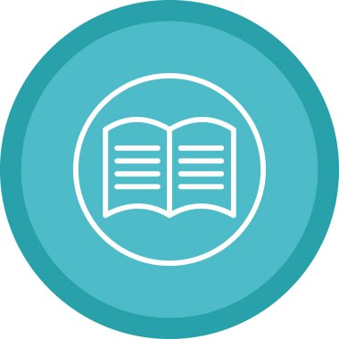 El kitabı simgesi vektör illüstrasyonu