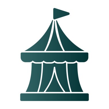 Sirk çizgisi vektör simgesi