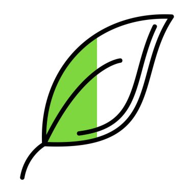 Yaprak vektör simgesi