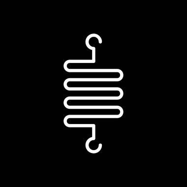 Modern b 'nin vektör illüstrasyonunda müziğin eksik simgesi