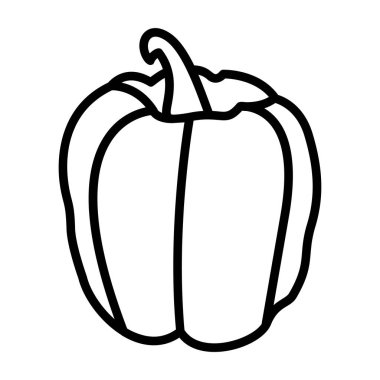 Balkabağım. Web simgesi basit illüstrasyon