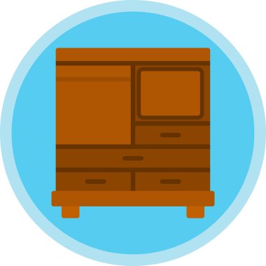 mobilya kutsal kişilerin resmi, vektör çizim