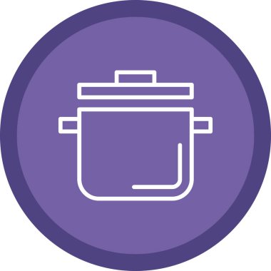 Pan modern simge, vektör illüstrasyonu