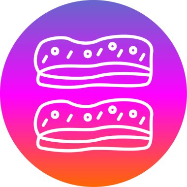 Gıda simgesinin vektör illüstrasyonu