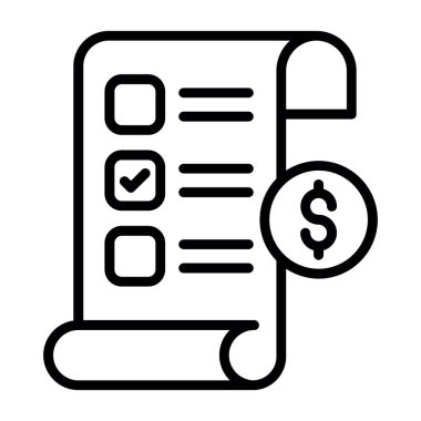 ödeme simge vektör çizim