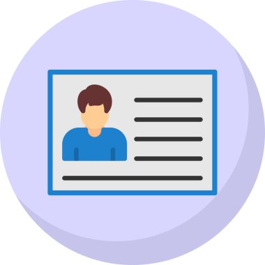 Bir kartın vektör illüstrasyonu