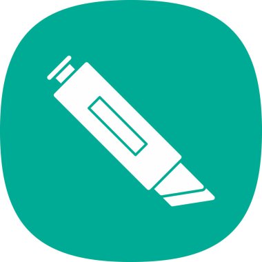 Cutter ağ simgesi vektör illüstrasyonu