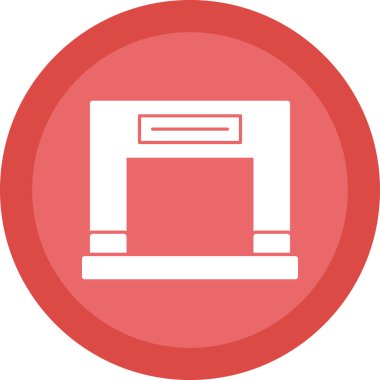 Tek bir simgenin vektör illüstrasyonu