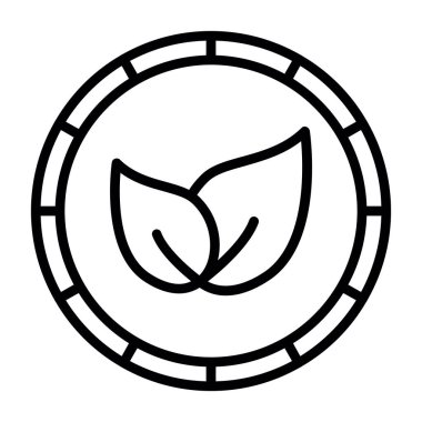 Eko simgesi, vektör illüstrasyonu