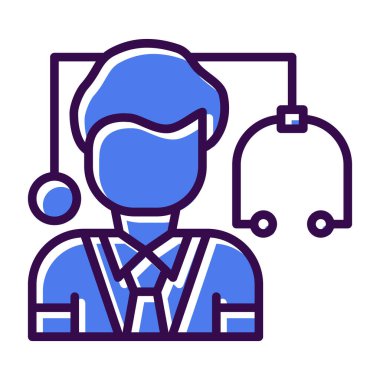 avatar. Web simgesi basit illüstrasyon