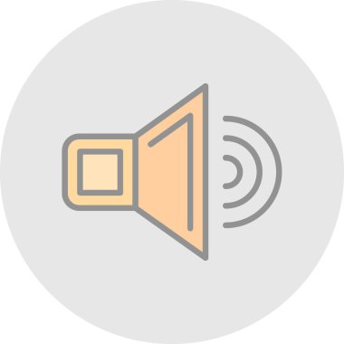 hoparlör vektör illüstrasyonu