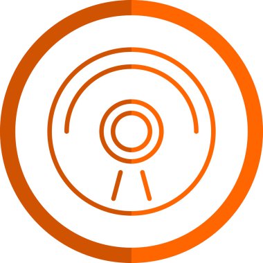 CD mi? Web simgesi basit illüstrasyon