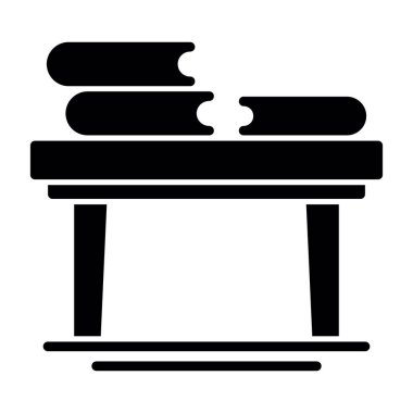 Kitap Tablosu simgesi, vektör illüstrasyonu 