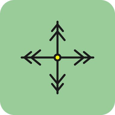 kar web simgesi, vektör çizim 