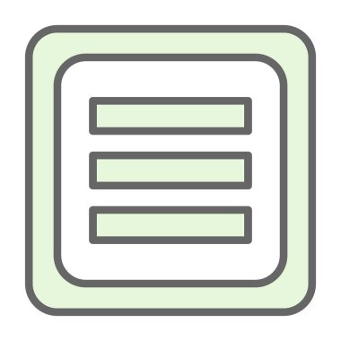 restoran menü simgesi, vektör illüstrasyonu basit tasarım