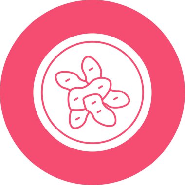 Şirin bir simgenin vektör illüstrasyonu