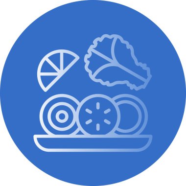 Kişisel ve ticari kullanım için vektör yiyecek simgesi.