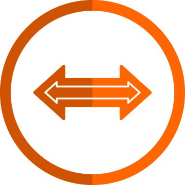 Ok. Web simgesi basit illüstrasyon