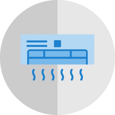 Modern klima simgesinin vektör illüstrasyonu                                     