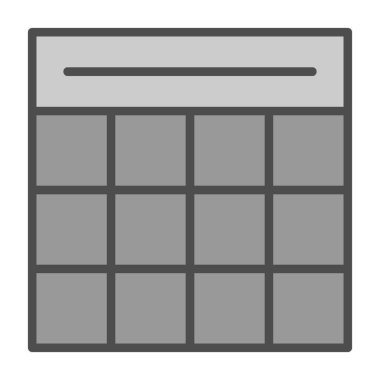 takvim tarihi simgesi, basit biçim