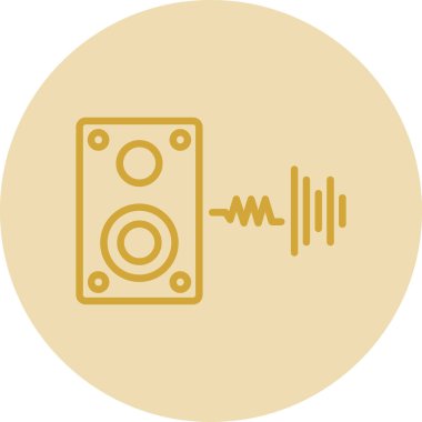 Müzik. Web simgesi basit tasarım