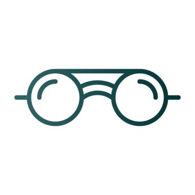 göz gözlük simge vektör çizim