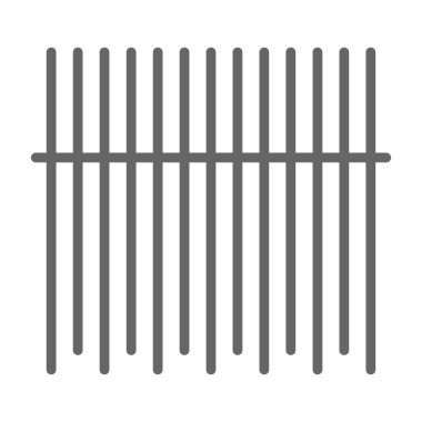 Barkod düz simgesinin vektör illüstrasyonu