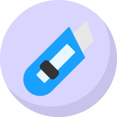 Kağıt Kesicisi ikon vektör illüstrasyonu