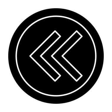 Siyah ve beyaz simgesinin vektör illüstrasyonu