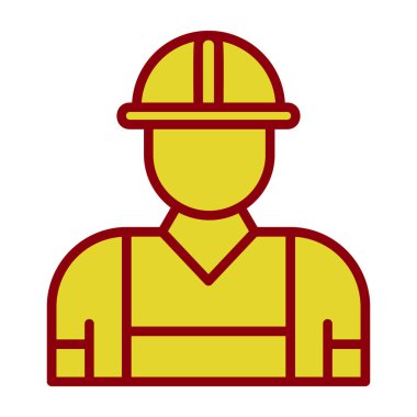 Miğfer vektör illüstrasyonlu mimar. 