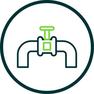 Su simgesinin vektör illüstrasyonu