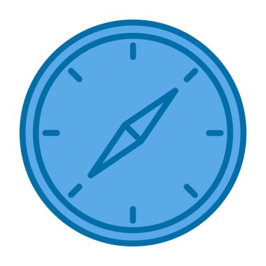 vector illustration of Compass modern icon            