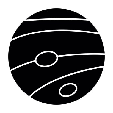 Neptün Web simgesi vektör çizimi