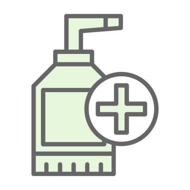 sanitizer bottle vector icon