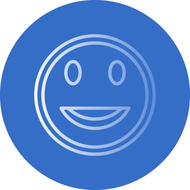 Moda tarzı ve vektör illüstrasyonunda emoji simgesi