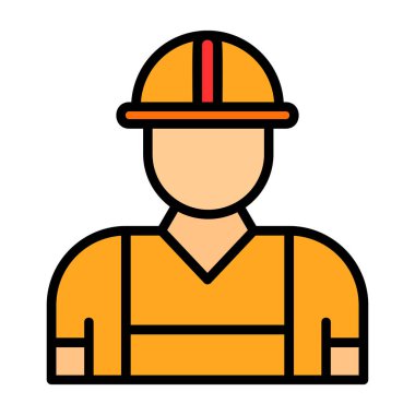 Miğfer vektör illüstrasyonlu mimar. 