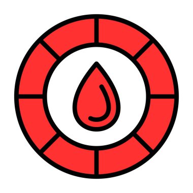 Ateş vektörü simgesini ateşle