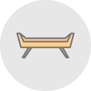 sandalye simgesi çizimi