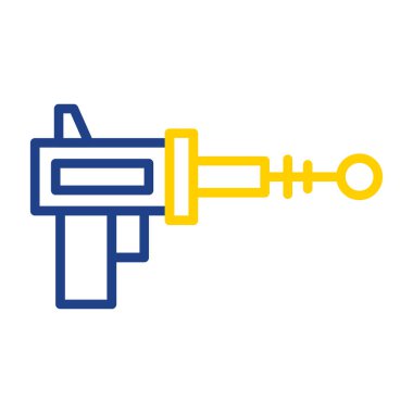 Sondaj simgesi vektörü. İnce çizgi işareti. izole edilmiş sınır sembolü çizimi