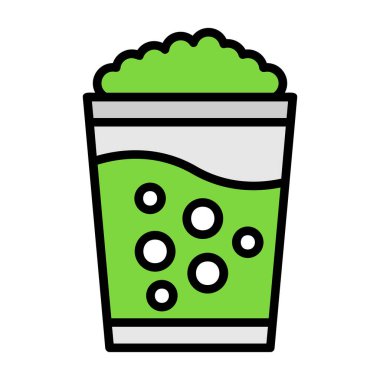 bira bardağı doldurulmuş vektör simgesi dekoru