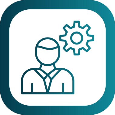 Employee businessman icon vector illustration