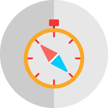 vector illustration of Compass modern icon            