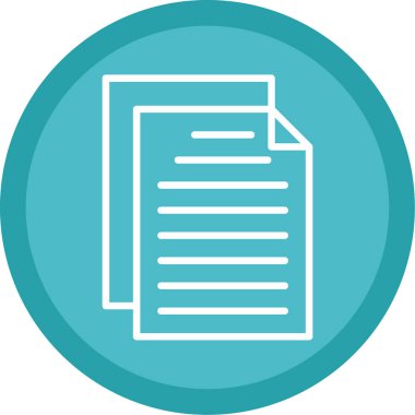 Belge. Web simgesi basit tasarım