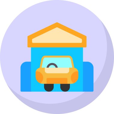 araba dağıtım vektör simgesi