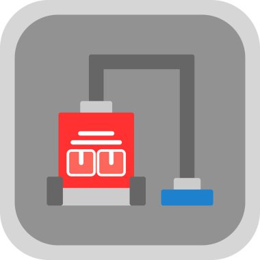 gaz kazanı düz vektör simgesi